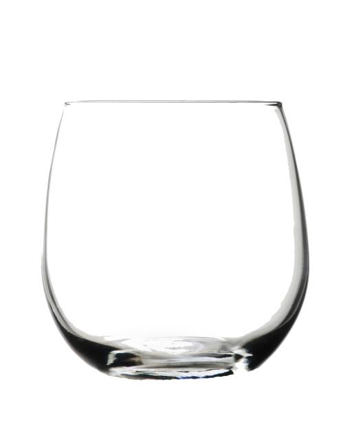 Stemless Red Wine Glass